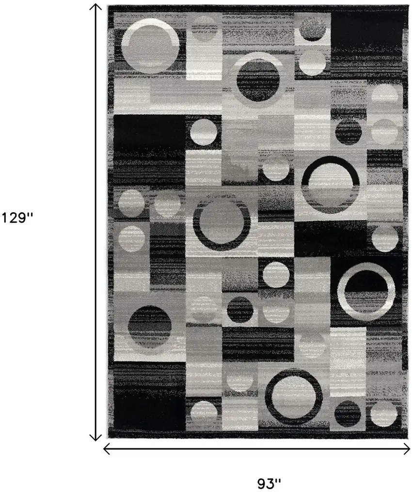 Gray Abstract Dhurrie Area Rug Photo 3