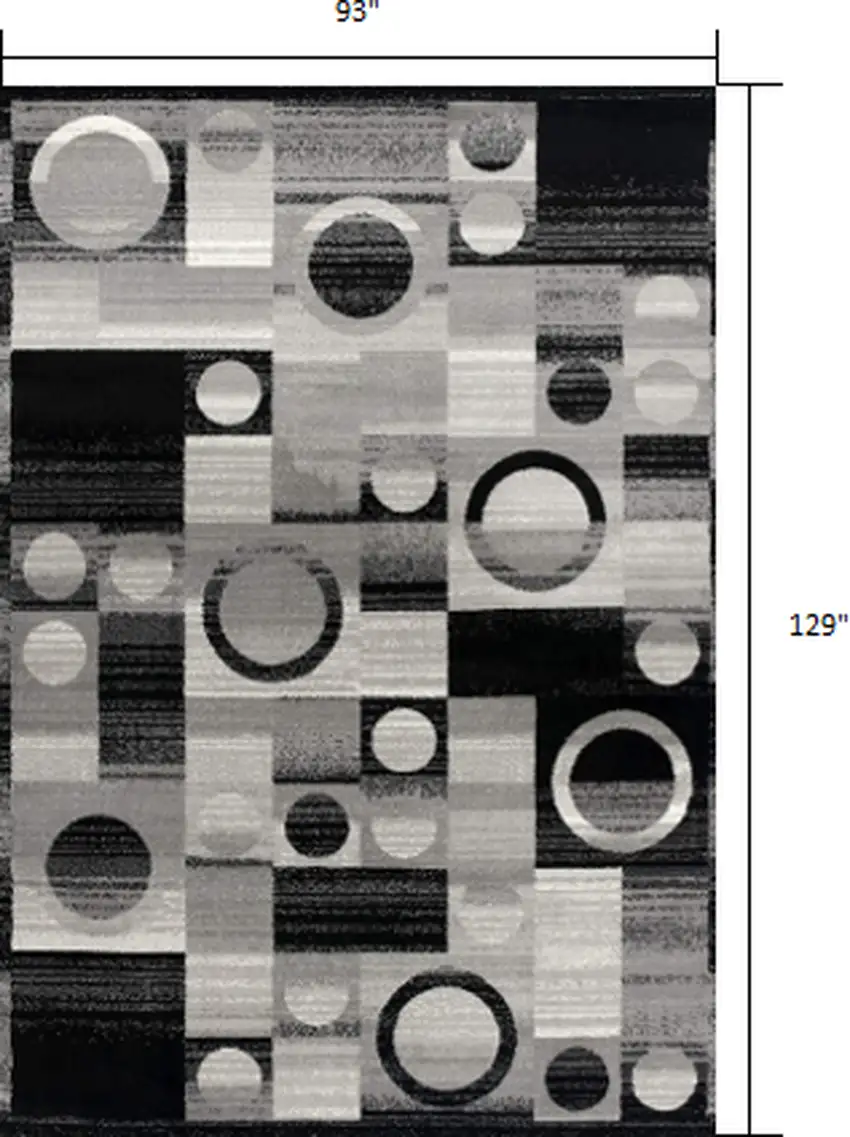 Gray Abstract Dhurrie Area Rug Photo 3
