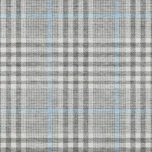 Photo of Gray Blue And Beige Plaid Washable Indoor Outdoor Area Rug