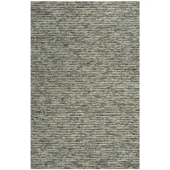 Gray Blue And Brown Wool Hand Tufted Area Rug Photo 2
