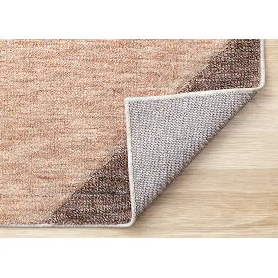 Gray Brown And Beige Geometric Area Rug Photo 9