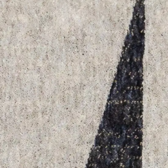 Gray Brown And Beige Geometric Area Rug Photo 4