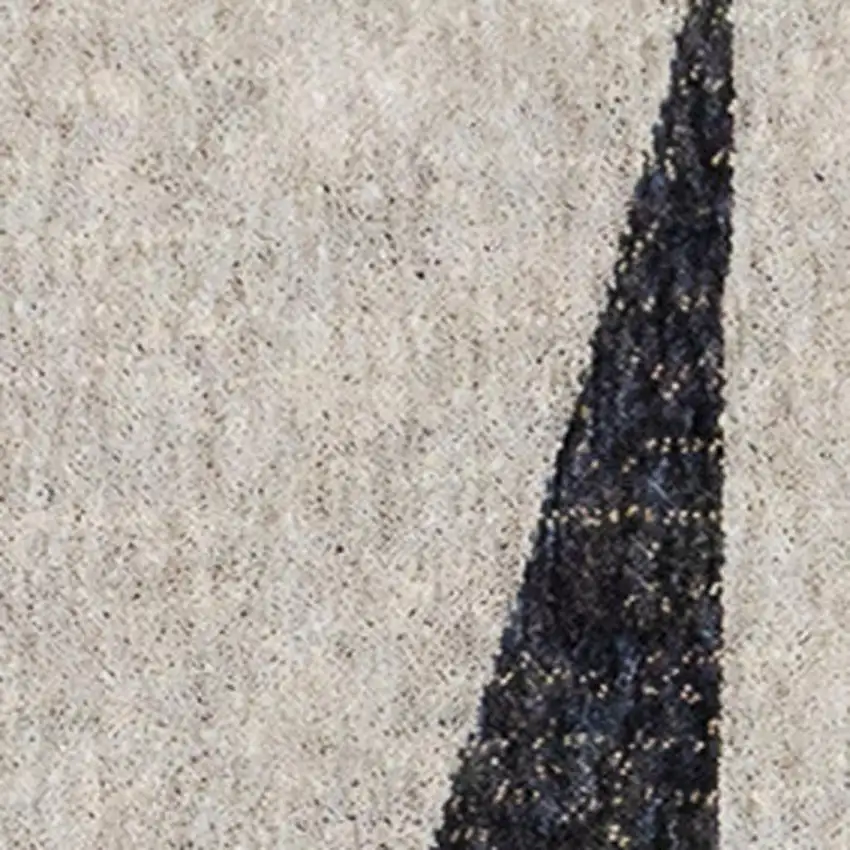 Gray Brown And Beige Geometric Area Rug Photo 4