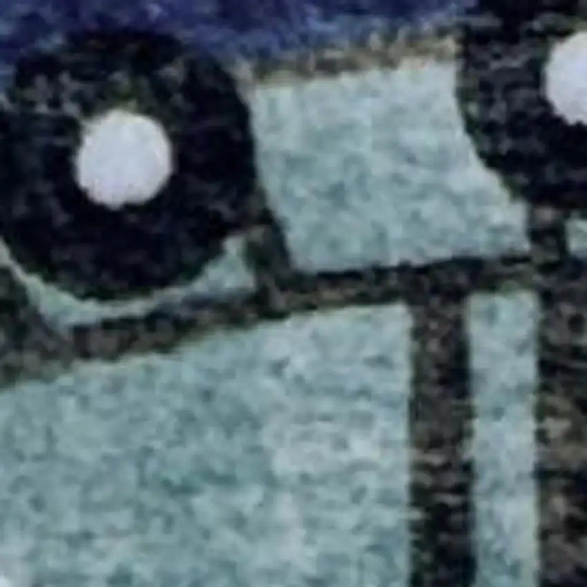 Gray Brown and Blue Juvenile Transportation Youthful Area Rug Photo 3