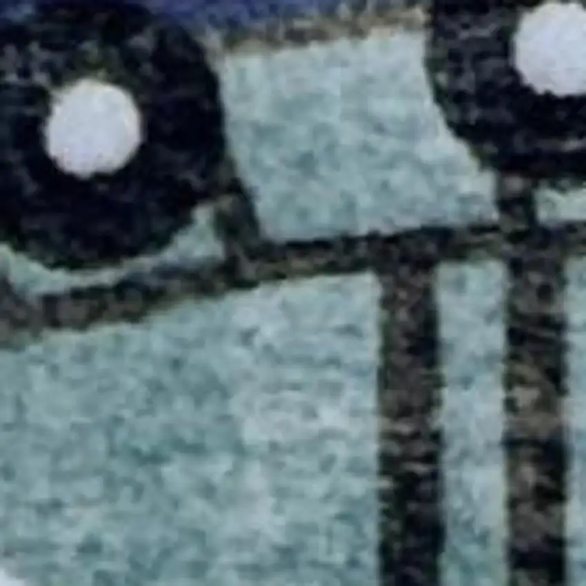 Gray Brown and Blue Juvenile Transportation Youthful Area Rug Photo 4