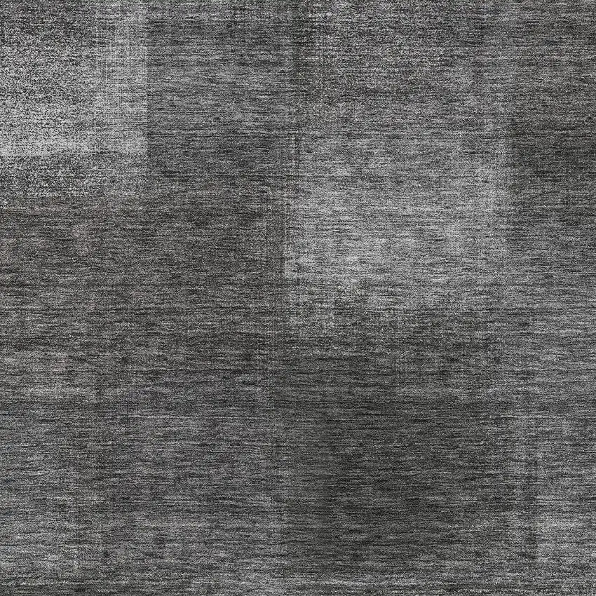 Gray Charcoal And Ivory Abstract Washable Indoor Outdoor Area Rug Photo 4