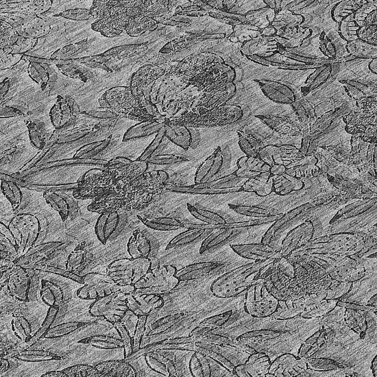 Gray Charcoal And Silver Floral Washable Indoor Outdoor Area Rug Photo 8