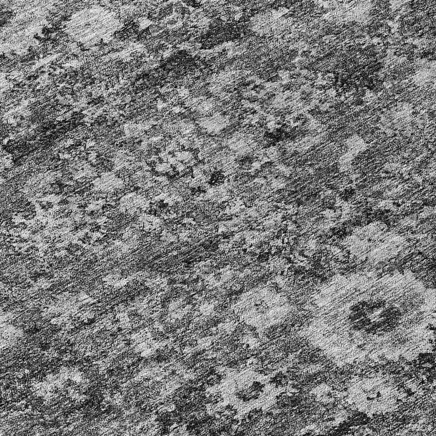 Gray Charcoal And Silver Oriental Washable Indoor Outdoor Area Rug Photo 8