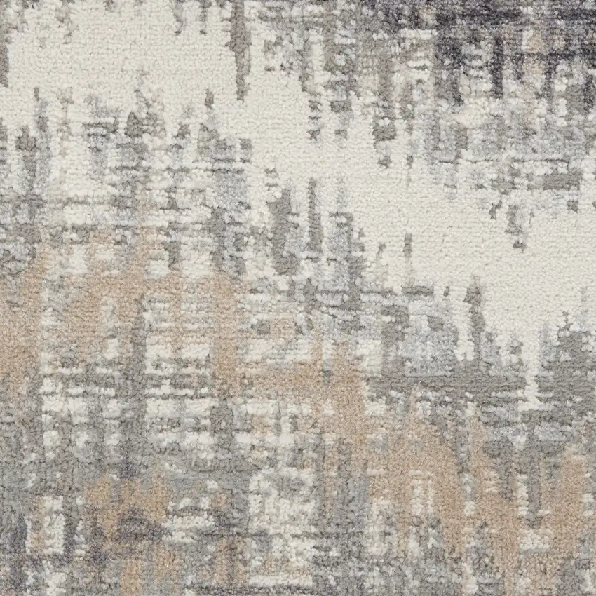 Gray Chevron Area Rug Photo 2