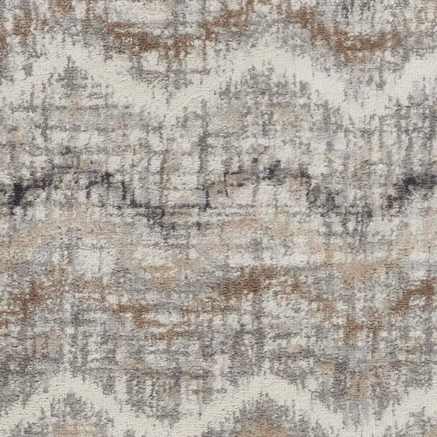 Gray Chevron Area Rug Photo 3