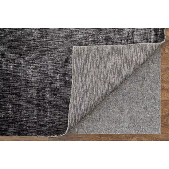 Gray Chevron Hand Woven Area Rug Photo 6