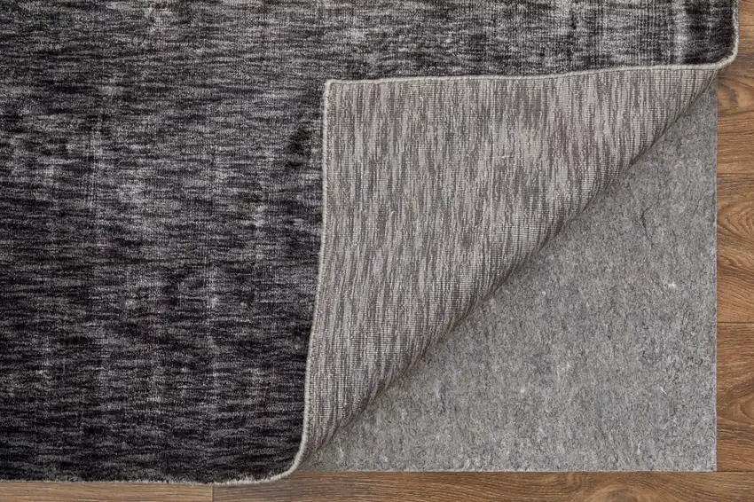 Gray Chevron Hand Woven Area Rug Photo 6
