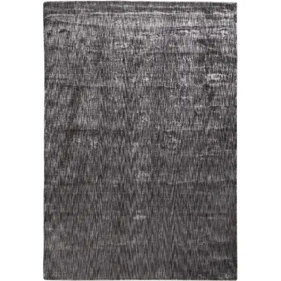 Gray Chevron Hand Woven Area Rug Photo 1