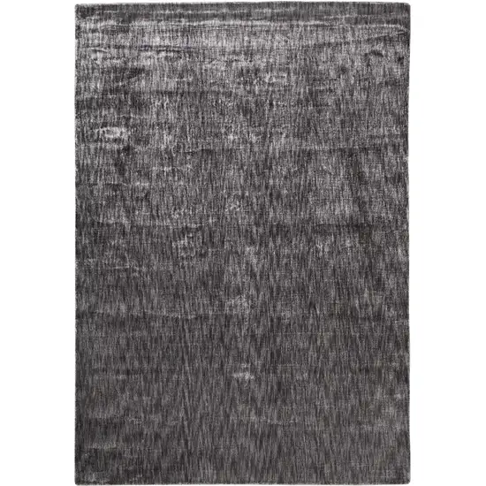 Gray Chevron Hand Woven Area Rug Photo 3