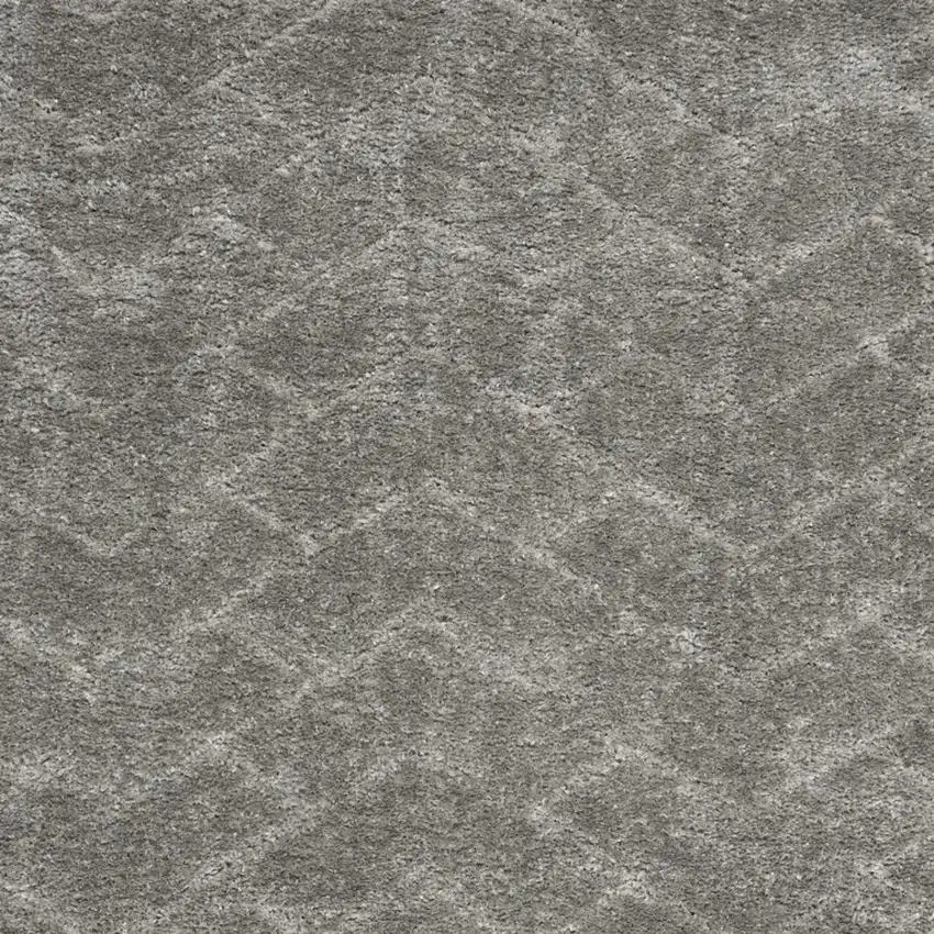 Gray Chevron Shag Area Rug Photo 4