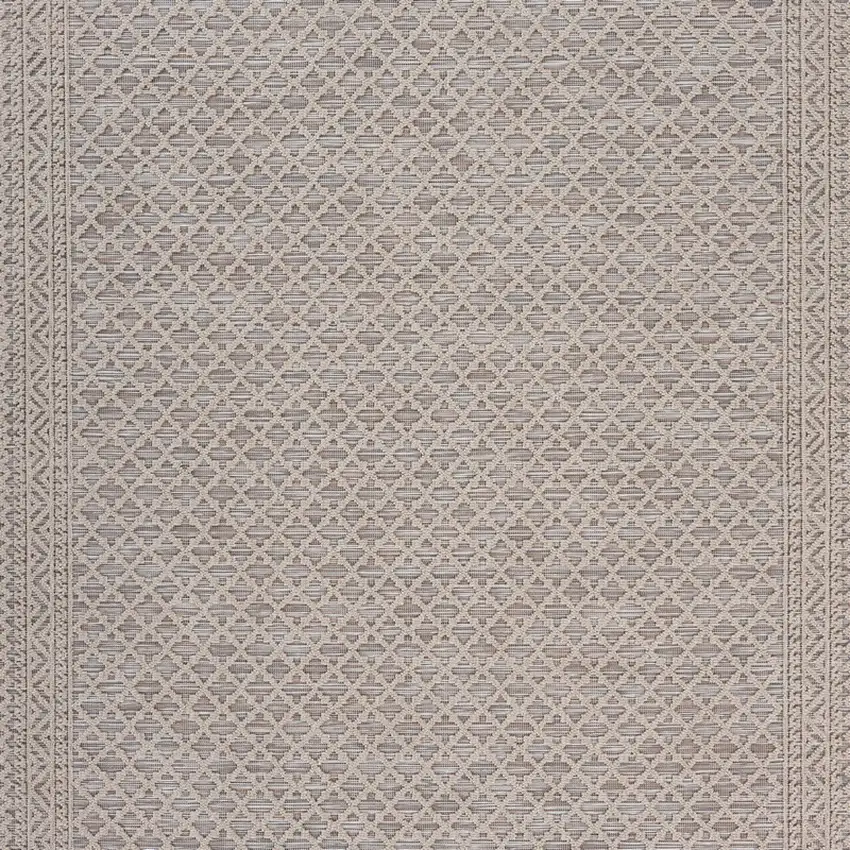 Gray Classic Indoor Outdoor Area Rug Photo 2