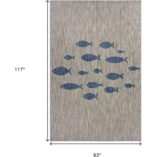 Gray Indoor Outdoor Area Rug Photo 3