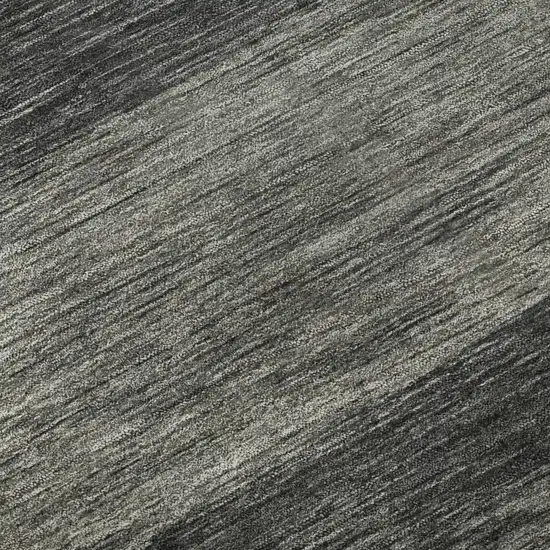 Gray Copper And Brown Striped Washable Area Rug With UV Protection Photo 9