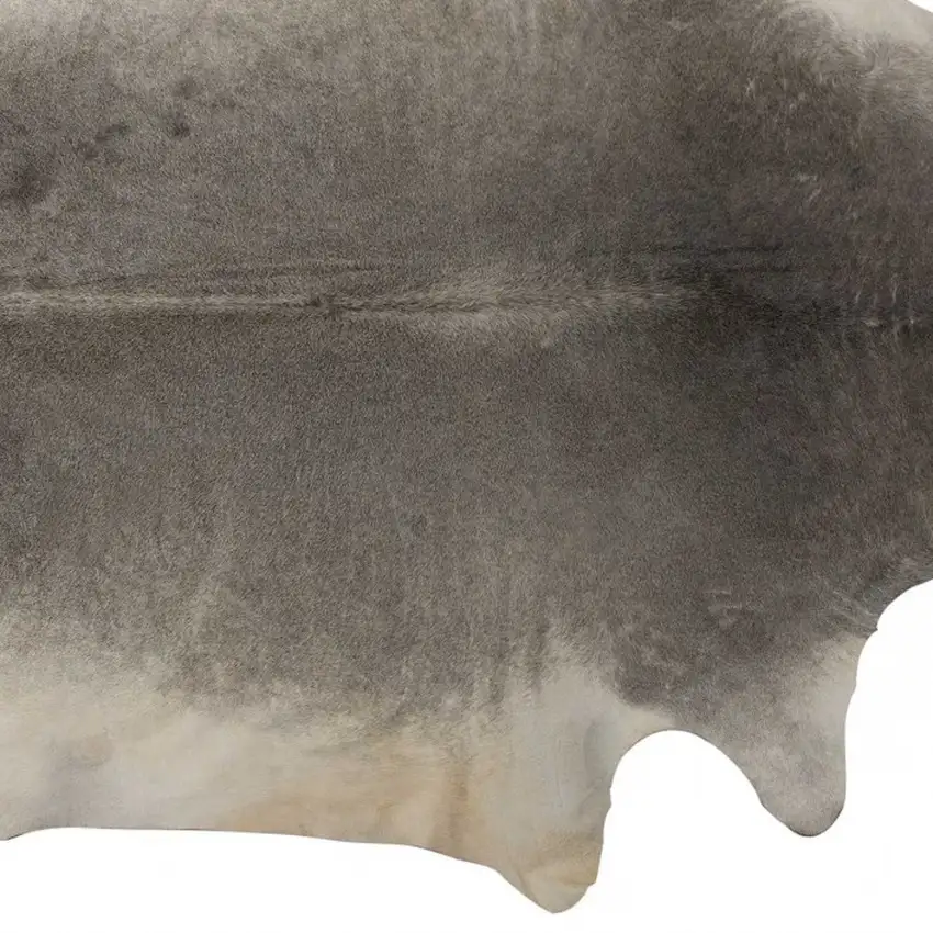 Gray Cowhide Area Rug Photo 4