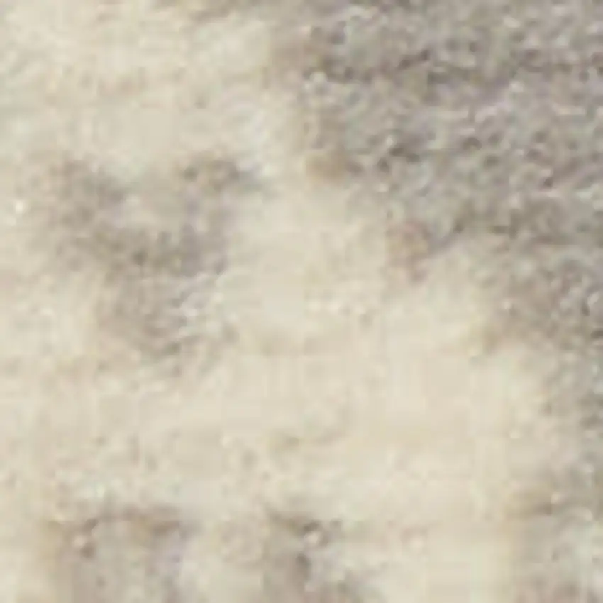 Gray Damask Power Loom Non Skid Area Rug Photo 3