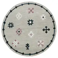 Photo of Gray Decorative Charm Area Rug