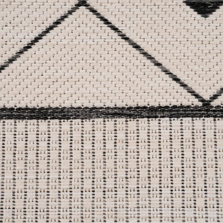 Gray Diamonds Indoor Outdoor Area Rug Photo 2