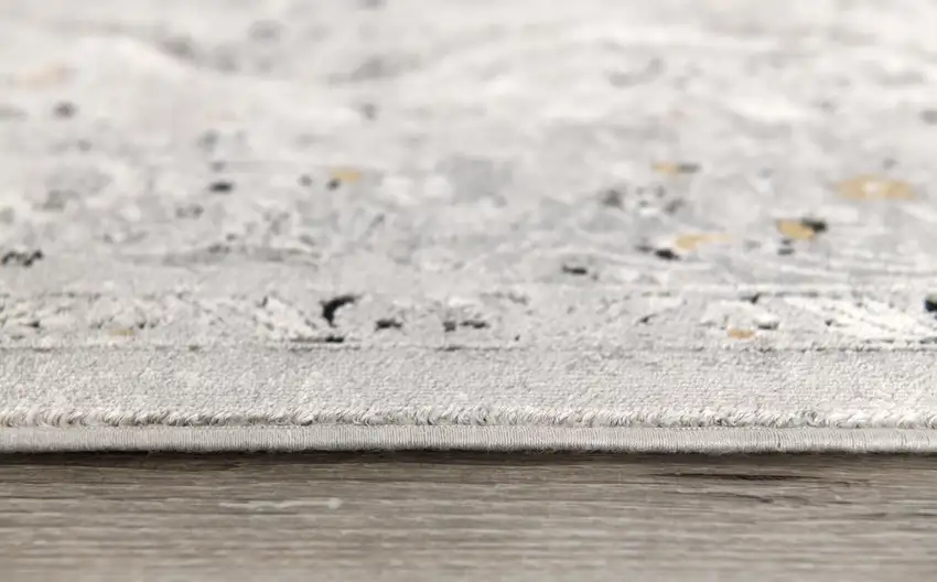 Gray Distressed Decorative Area Rug Photo 4