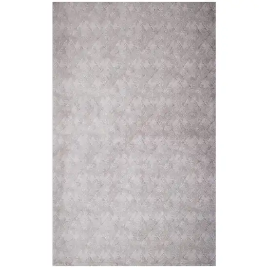 Gray Distressed Diamonds Area Rug Photo 3