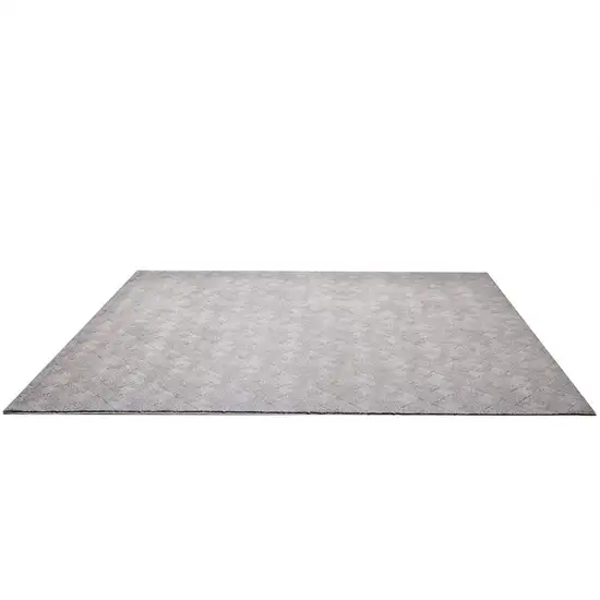 Gray Distressed Diamonds Area Rug Photo 3