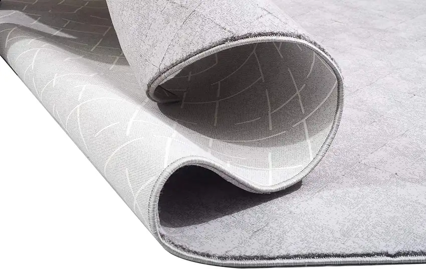 Gray Distressed Diamonds Area Rug Photo 6