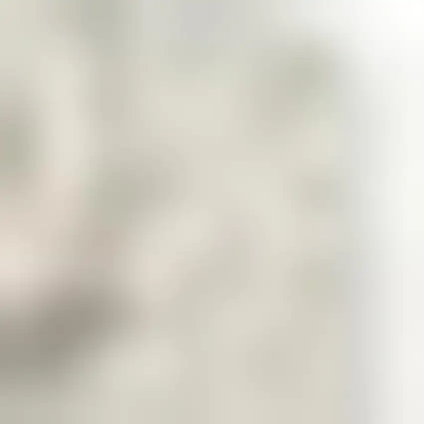 8' Gray And Ivory Medallion Distressed Runner Rug Photo 1