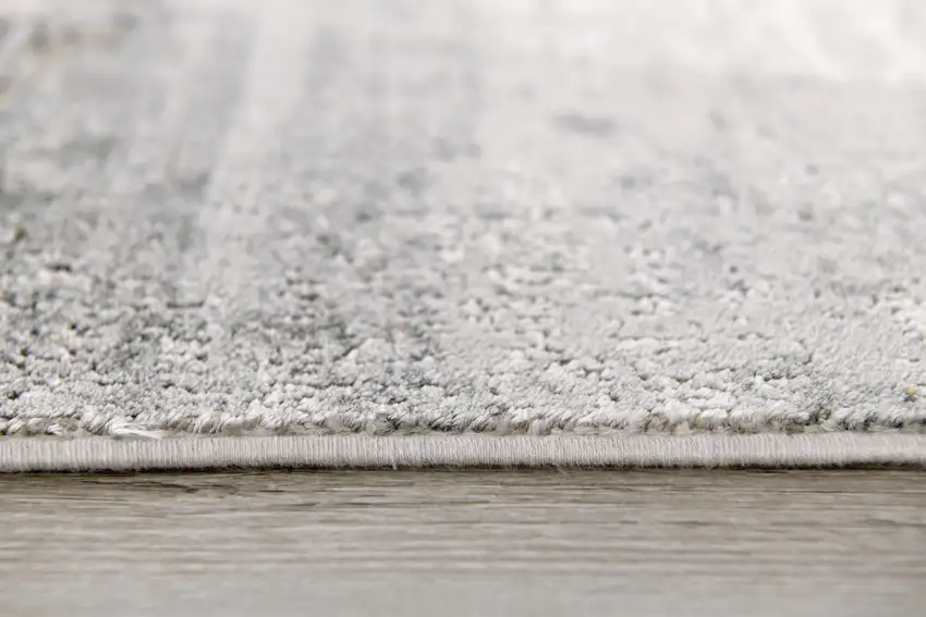 Gray Distressed Prism Modern Area Rug Photo 1