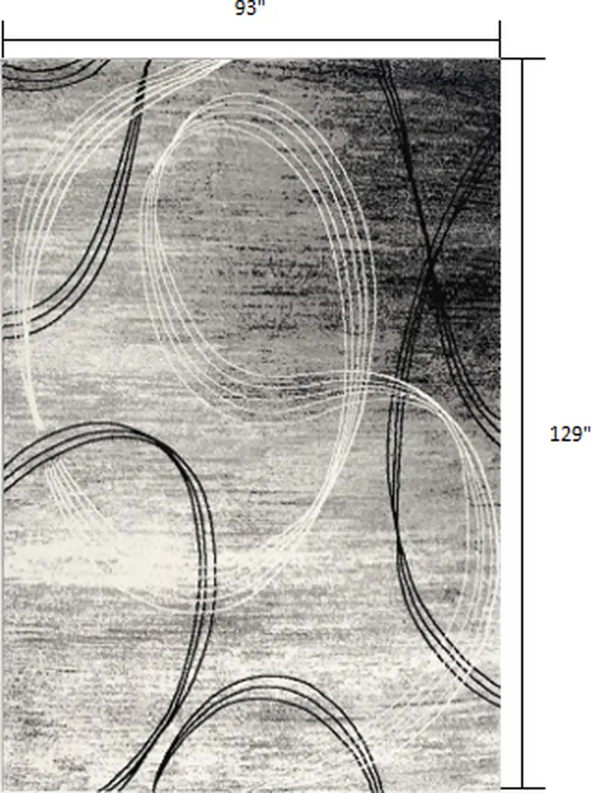 Gray Abstract Dhurrie Area Rug Photo 3