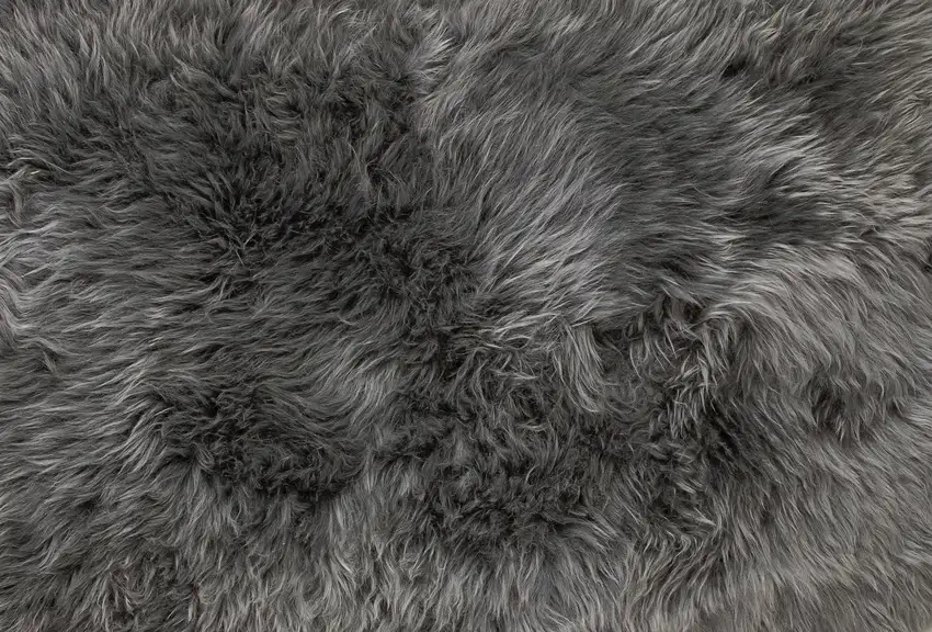 Gray Double Sheepskin - Area Rug Photo 2