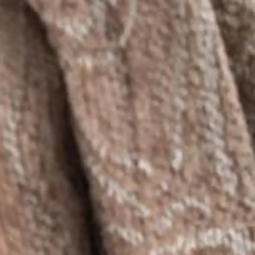 Gray Faded Tribal Motifs Runner Rug Photo 1