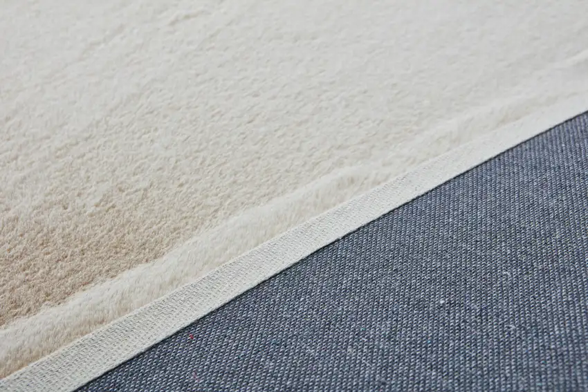 Gray Faux Fur Shag Non Skid Area Rug Photo 7