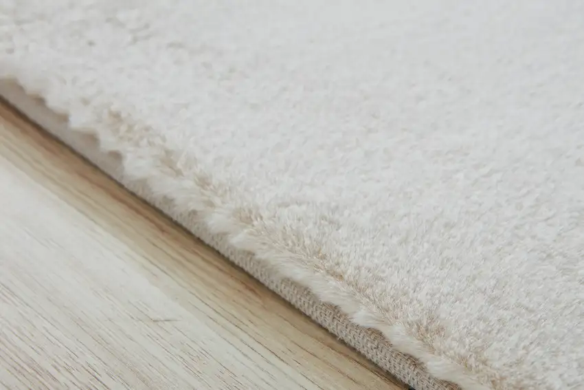 Gray Faux Fur Shag Non Skid Area Rug Photo 6