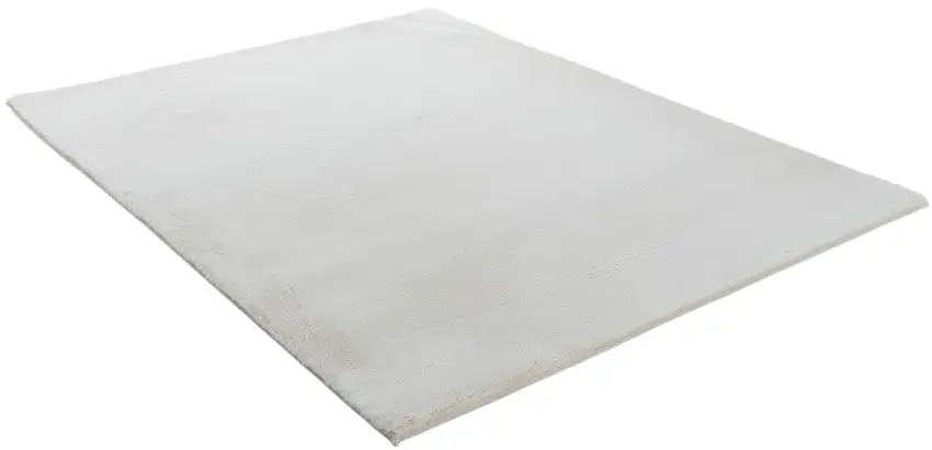 Gray Faux Fur Shag Non Skid Area Rug Photo 1