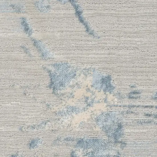Gray Floral Area Rug Photo 9