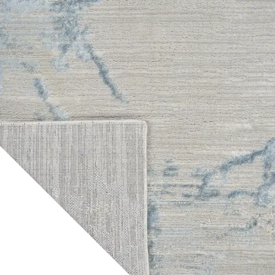 Gray Floral Area Rug Photo 8