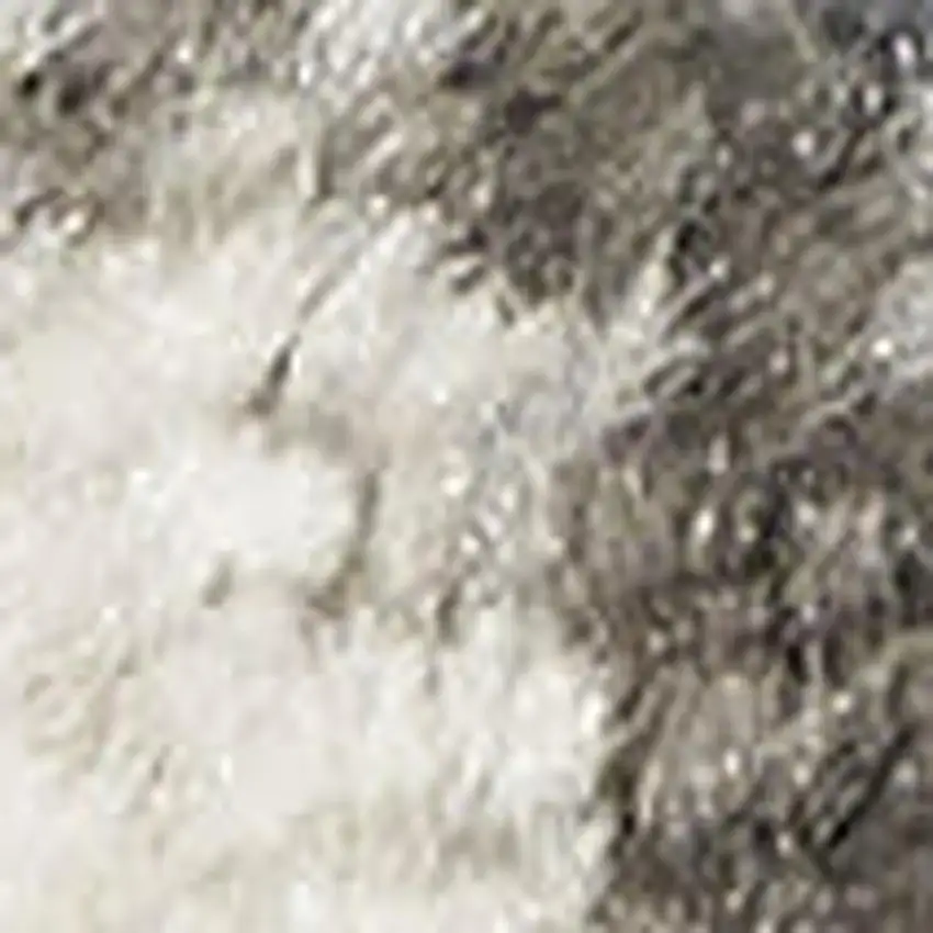 Gray Floral Area Rug Photo 2