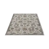 Photo of Gray Floral Area Rug