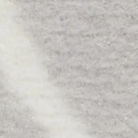 Gray Floral Distressed Area Rug Photo 3