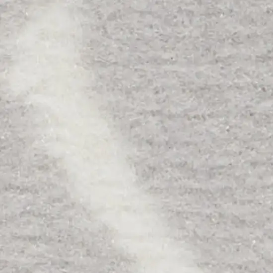 Gray Floral Distressed Area Rug Photo 4