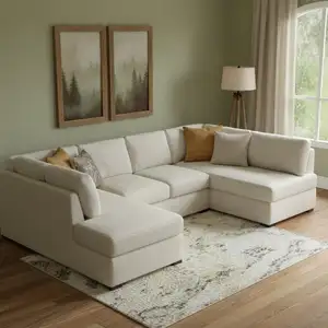 Photo of Gray Floral Distressed Area Rug