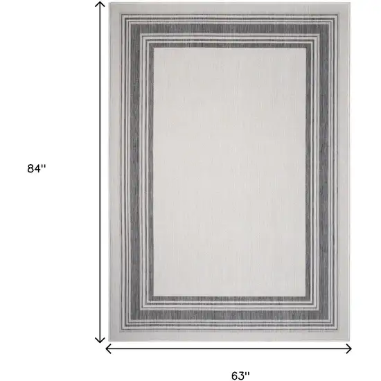 Gray Indoor Outdoor Area Rug Photo 9