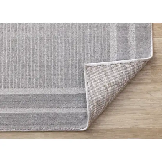 Gray Geometric Area Rug Photo 9