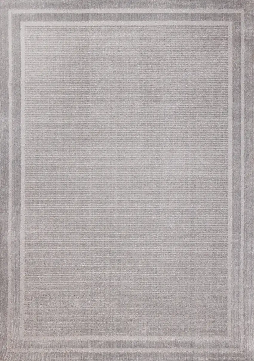 Gray Geometric Area Rug Photo 2
