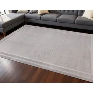 Photo of Gray Geometric Area Rug