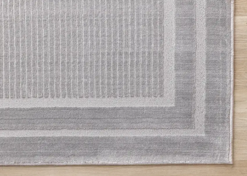 Gray Geometric Area Rug Photo 9